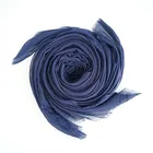 Voile Long Scarf Pure Polyester Solid Color 2021 Voile Long Women Shawl Foulard Hijab Scarf