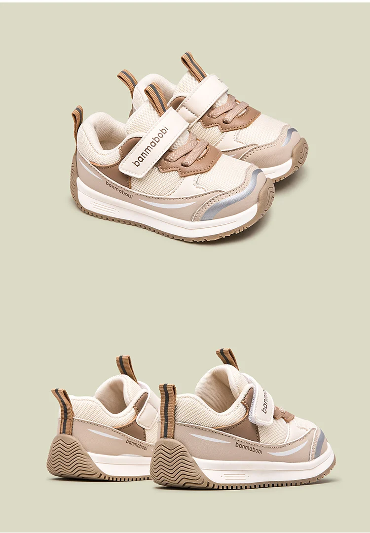 HIgh Quality Anti-slip Hook&loop Spring Autumn Children Kids Boys Girls Shoes factory