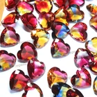 Beads Gemstone Small Glass Hearts Shaped Many Color China Glass Beads Gemstone