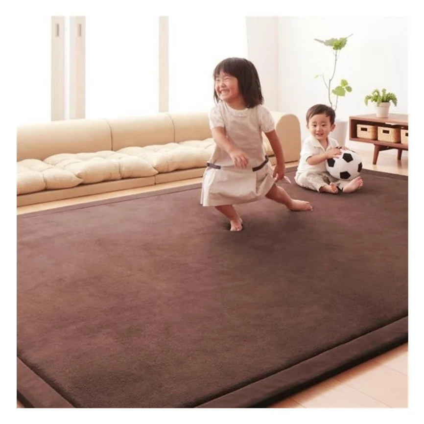Green Tea, 1.9x2.4m Soft Touch Boys Girls Japanese Play Mat Kids Crawling 30 mm Thick Tatami Rug for Bedroom Playroom Living Room Classroom 