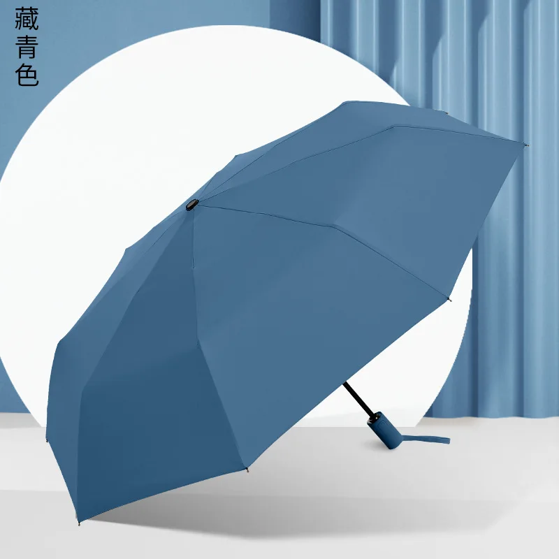 3 Folding Portable UV Production Umbrella Custom Color And Logo Auto Open Umbrellas