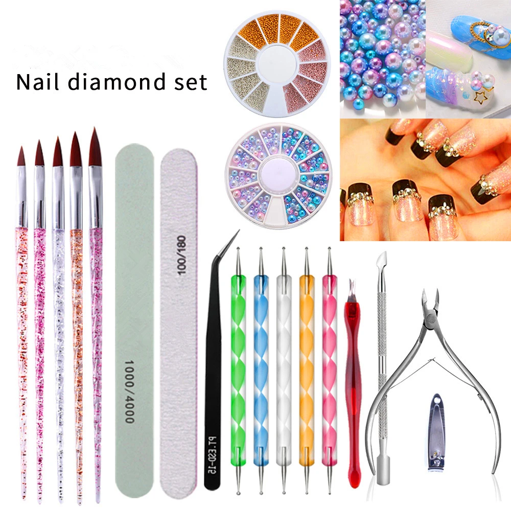 New Nail Art Design Supplies Nail Basic Tools 11-piece Set - Buy Nail Tools,Nail  Supplies,Nail Designs Art Decoration Product on 