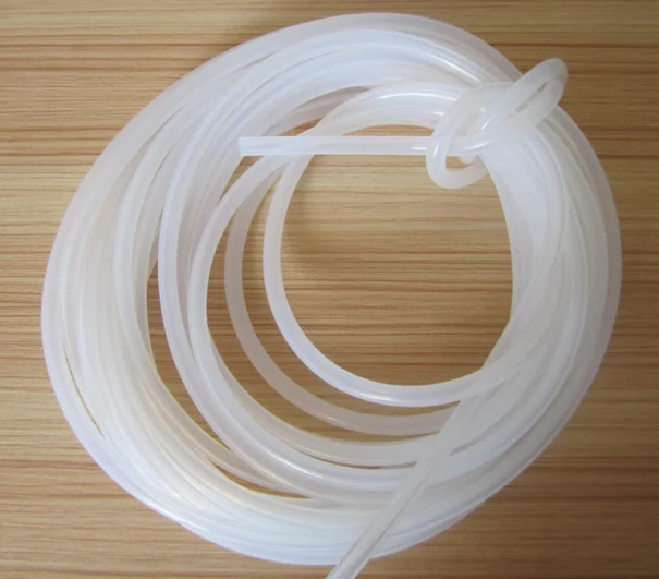 Food Grade Silicone Tube Rubber Hose Tubing Pipe High Temperature Heat Resistant 6*12mm Silicone Straw manufacture