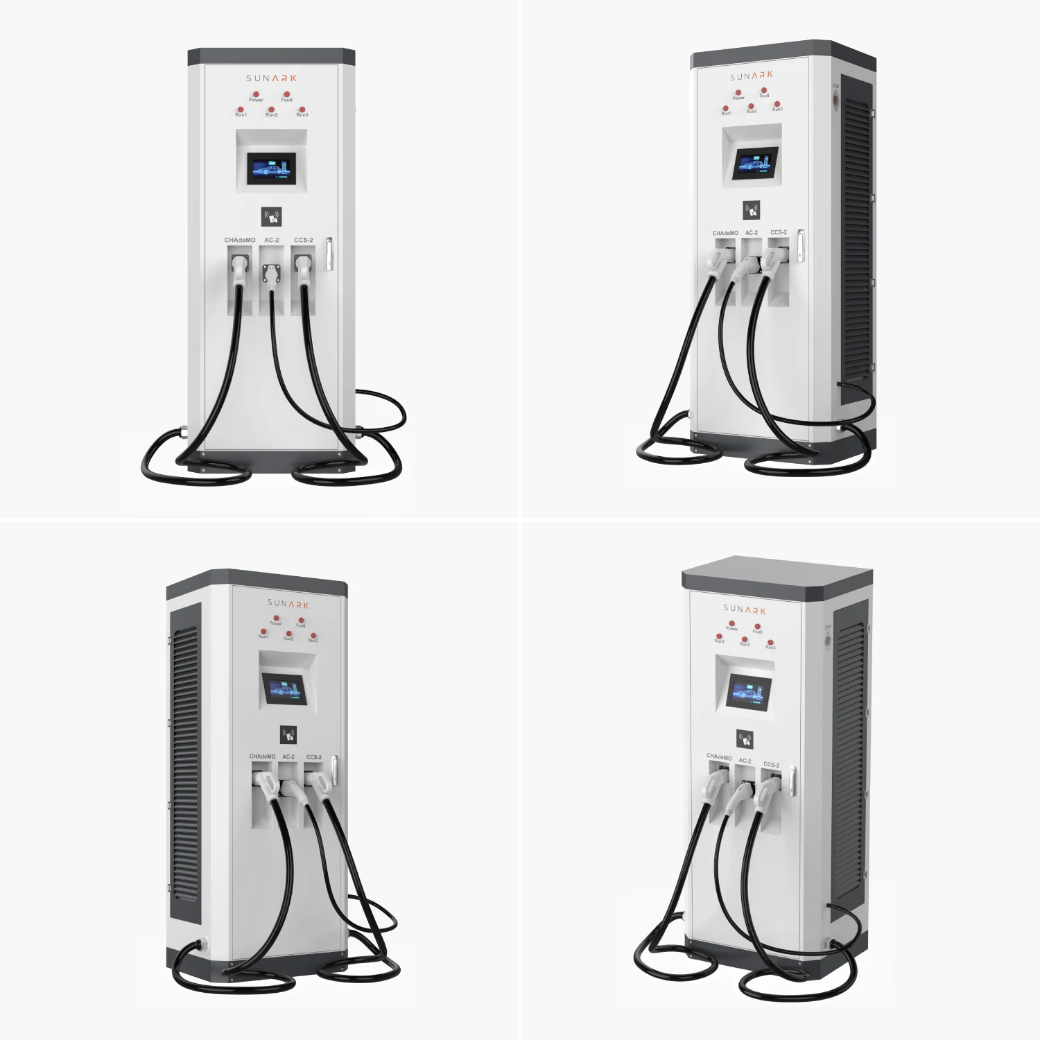 30kw 50kw Dc Commercial Ev Charging Station Ccs1 Ccs2 Gbt Level 3 Oocp