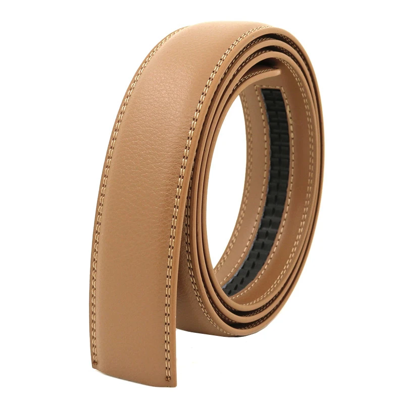 Genuine Leather Belt Strap Camel Color 