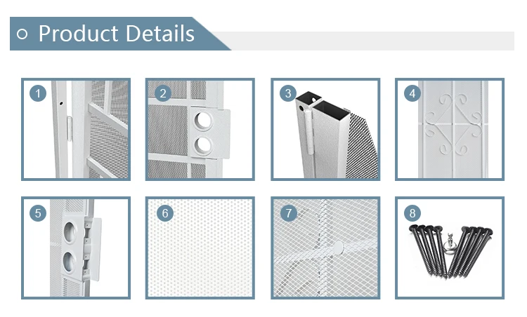 Reliable quality stainless steel security doors wrought iron door exterior security doors