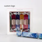 Nail Box Paper Gift Set Boxes Packaging Odm Beautiful Colorful Recyclable Paperboard Small Pink Nail Polish Oil Box