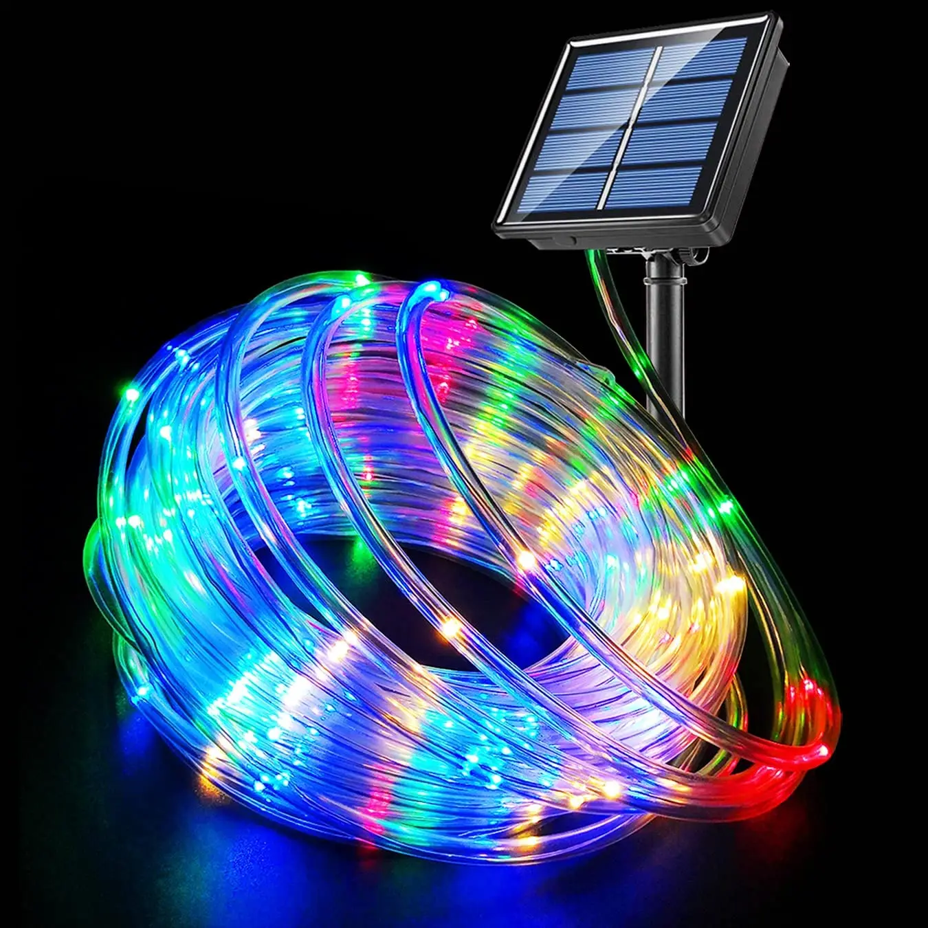 solar powered rope lights waterproof