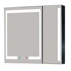 Factory Smart Medicine Cabinet LED Mirror Attached Vanity Light Bathroom With Anti-fog Wifi Function