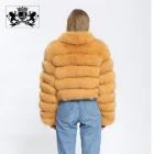 Fur Coat Woman Warm Low MOQ Hot Selling Spring Short Style 4 Sections Ladies Fur Cloth Warm Real Fox Fur Coat Women