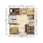 Home Fast-Assemble Light Steel Kit Modern Home 3 Story Prefab Villa House Luxury Modular