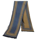 Scarf Scarf Design Promotional Custom Logo Suppliers Soft Smooth Men Magnetic Scarf Initial Scarf