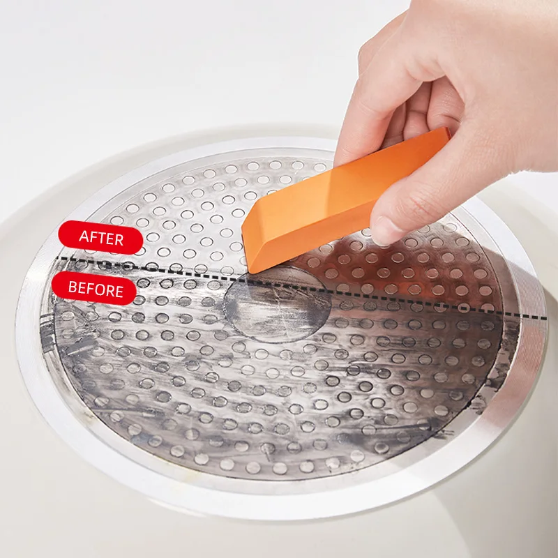 Creative Kitchen Clean Magic Eraser Rubber Decontamination Rubber Rust Eraser Cleaning Eraser for Frying Pan
