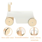 Car Wood Car Solid Durable Wood Bending 4 Wheel Car Kids Toys Baby Walker Educativos Juguetes