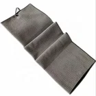 Printed Microfiber Outdoor Microfiber Waffle Weave Golf Towel With Custom Sublimation Printing Logo Or Embroidered Logo