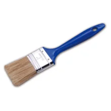 210206 Plastic Handle Paint Brush  White Bristle & PBT PET Filament Tinplate