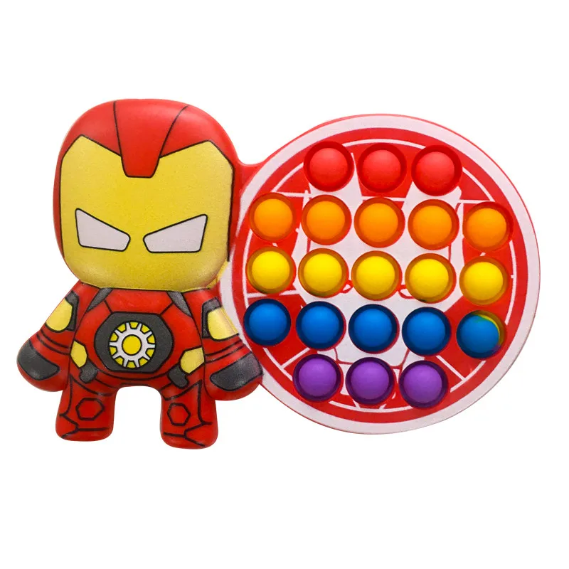 superhero pop it fidget toy