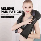 Vibration Massage Machine Cordless Deep Tissue Shiatsu Body Neck Shoulder Back Massager Massage Belt Shawl Massage Machine With Heating