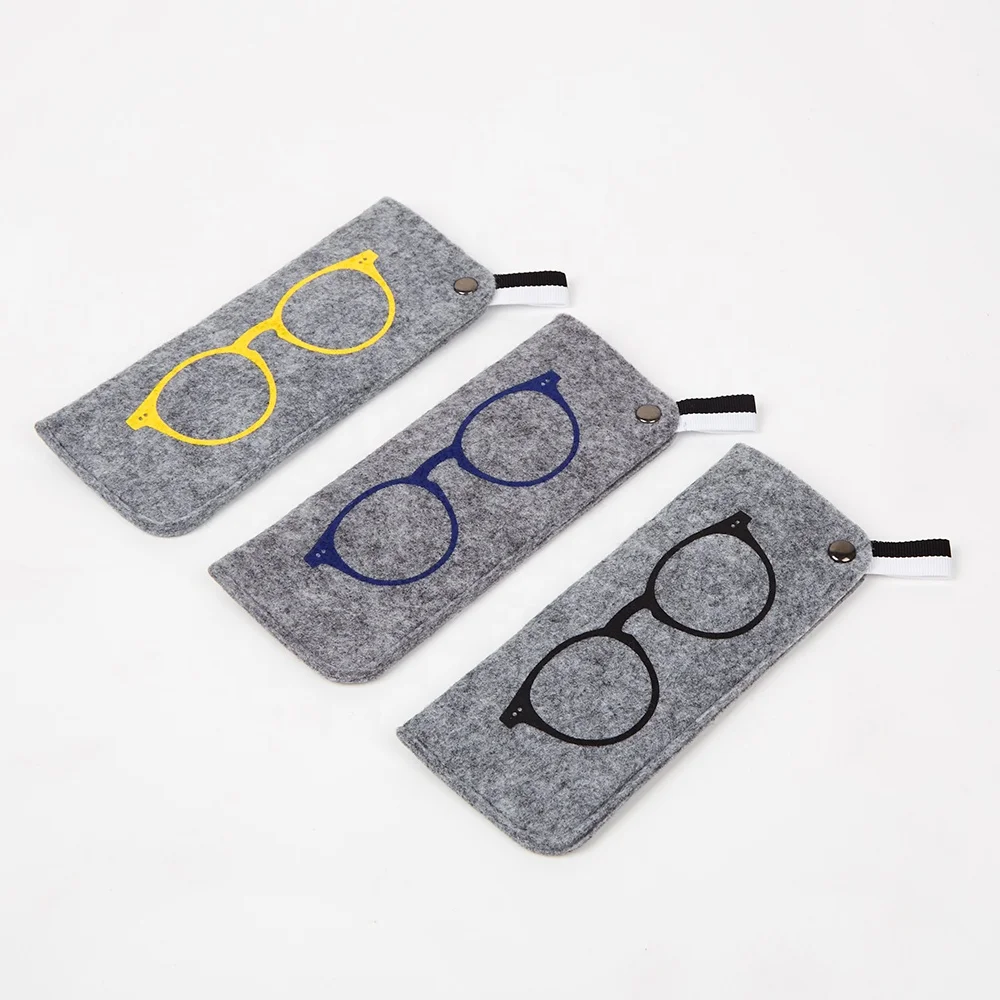 Glasses pouch custom logo sunglasses packing bag customized print eyeglasses pouch