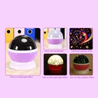 Star Star Night Light For Kids Moon Star Projector Baby Night Lights 360 Degree Rotating Night Light Projection Lamp