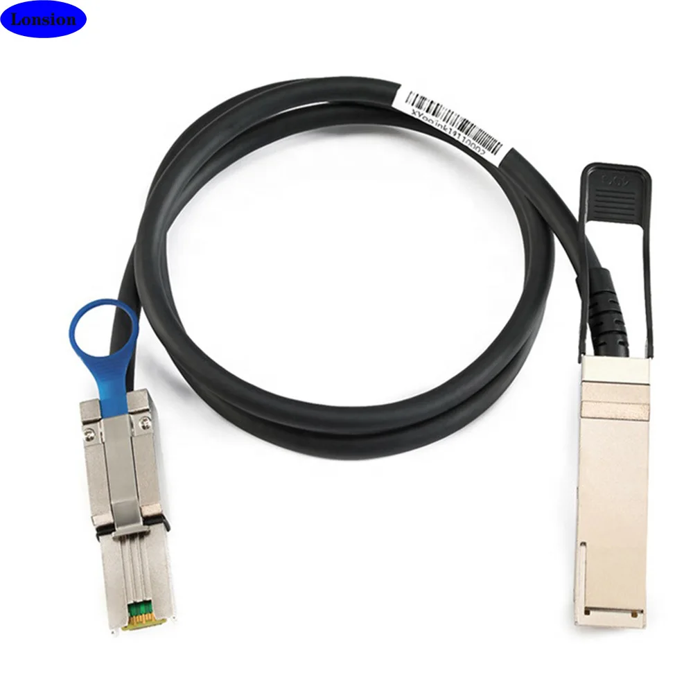 Qsfp 40g Sff8436 To Mini Sas Hd Sff8088 Adapter Cablefor Ds4243 And