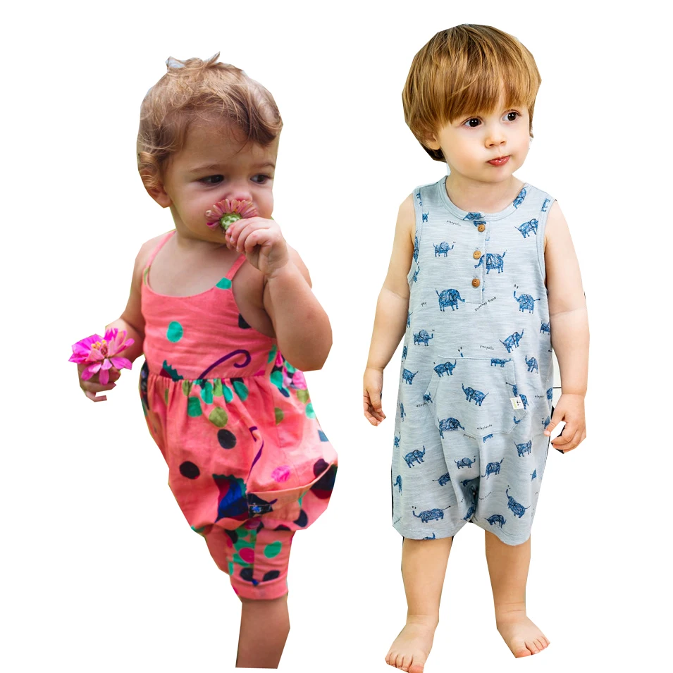Guangzhou brand all-over reactive print 100% cotton newborn baby clothes baby clothing baby romper manufacturer