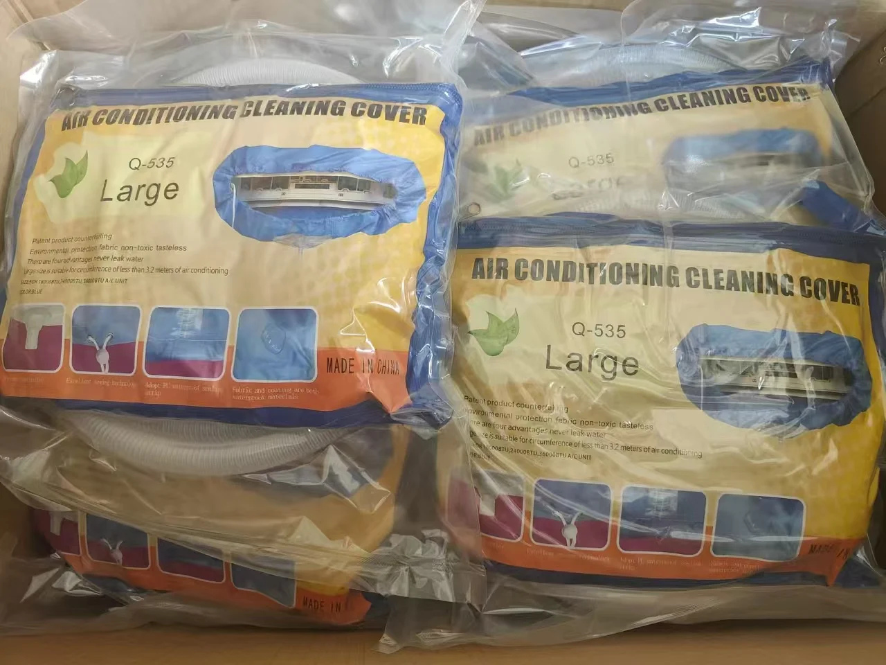 Heavy - Duty Air Con Cleaning Cover with Drain Hose, Ideal for Home/Commercial Use manufacture