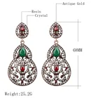 Earring Earrings Earrings And Earrings Antique Jhumka Jewelry Model Green Emerald Luxury Turquoise Earring