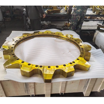 new Factory customized high quality 42 cr mo forged steel mining single layer large sprocket large chain and sprocket