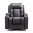 Chair Manual Reclining Chair Modern Ovalle Faux Leather Manual Recliner Chair For Living Room