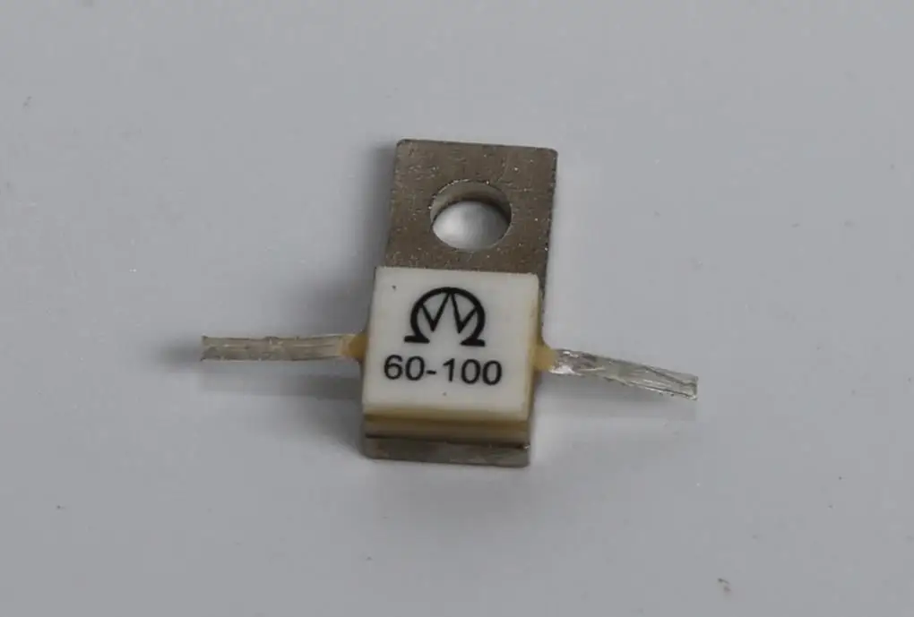 High Power 60W 100R Flange Resistor with 1Ω-500Ω Range ±5% Tolerance and 0~2GHz Frequency for RF Applications