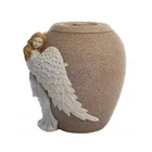 Urn Funeral Urn Custom Resin Ash Urn Funeral Ash Urn Custom Angel Shaped Human Ash Urn