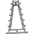 Gym Rack Barbell Commercial Gym Machine 10 Pairs Fixed Vertical Barbell Power Rack Exercise Stand