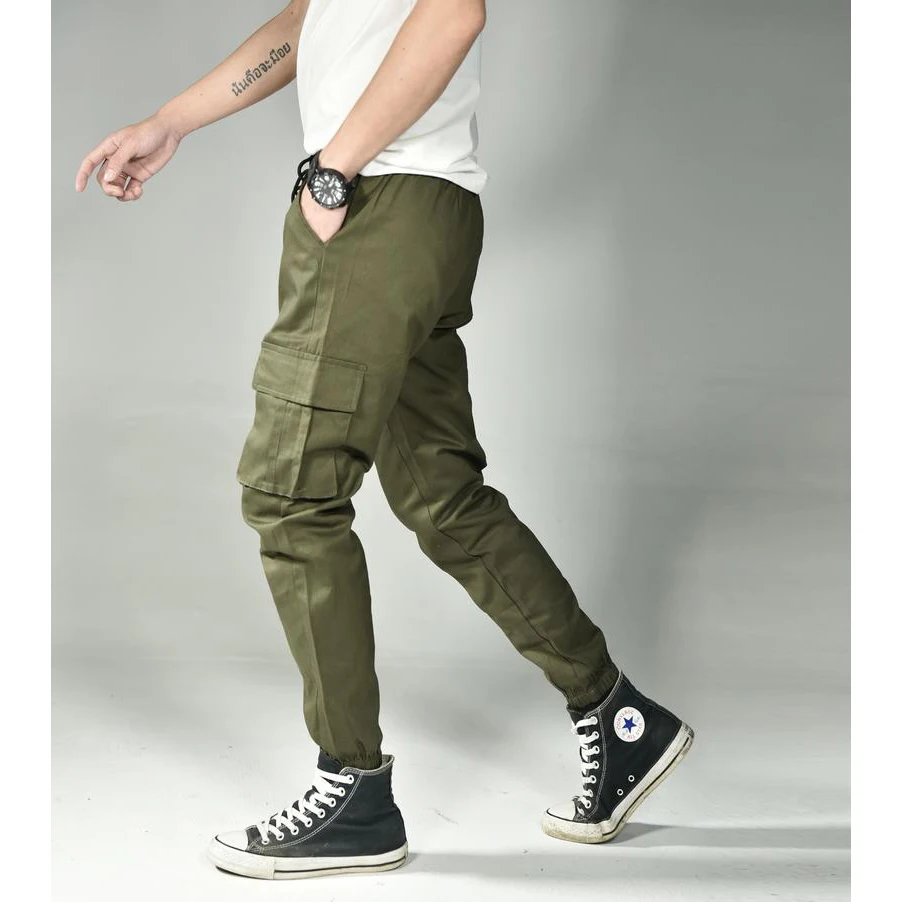 Men's Slim-fit Cargo Pants - Buy Cargo Pants,Cargo Pants Men,Mens Cargo Pants on