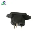 Factory Price Authentication Black And White VDE 3 Core AC Power Plug Socket