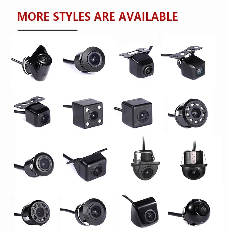 Wemaer Universal Backup Camera Car Reversing Aid Auto Electronics HD Rear View Wide Angle Reverse Camera for Honda Toyota Ford manufacture