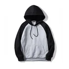 Hoodie Custom Printed Blank Young Men's Hoodie Pure Splicing Contrast Colo Hoodie