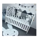 Crib Crib 120cm Safety Bumper House Decorated Crib Bed Bumper