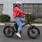 Electric 500w Fat Tire European Warehouse Foldable Electric Bicycle 750w 500w 13ah Fat Tire Electric Bike Folding Ebike