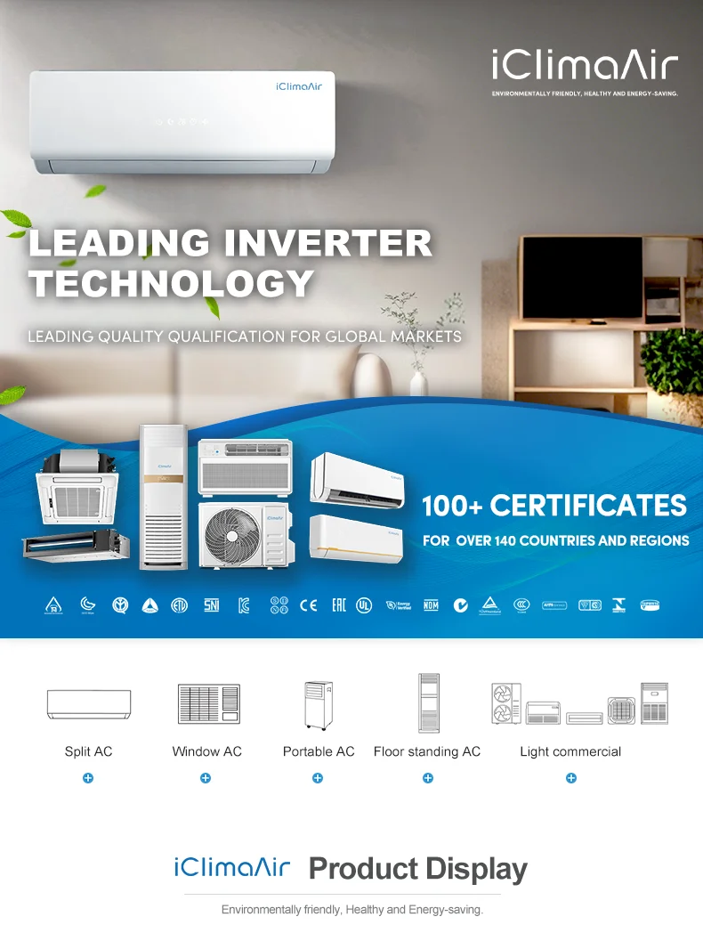 Household Air Conditioner, 220v, 18000-55000btu, R410A - detail 2