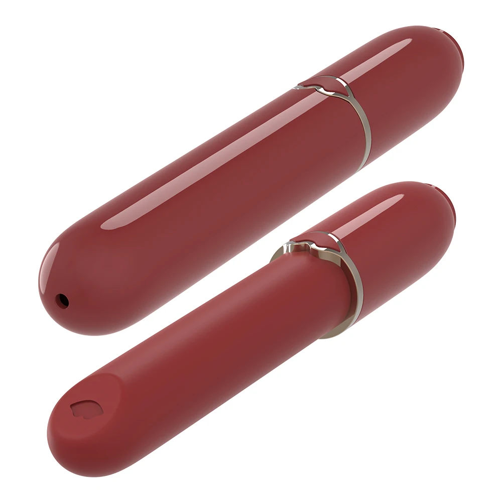 High Quality Sex Toys Women Powerful Nipple Homemade Penis Hot Selling Lipstick Shape Dildo Vibrator Vagina Massager pic