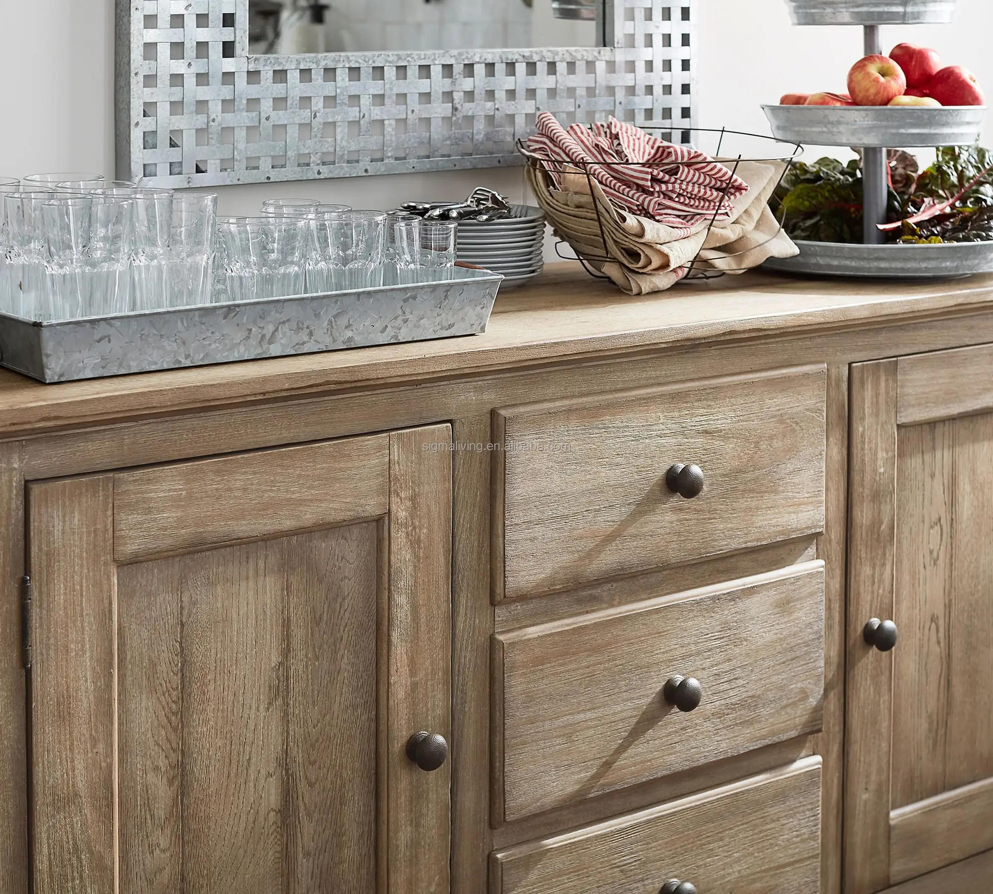 buffet cabinet wood modern luxury indoor furniture 66