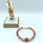 Gemstone Bracelet New Arrival Wholesale Fashion Gemstone Jewelry Colored Gemstone Bracelet For Thailand Festival