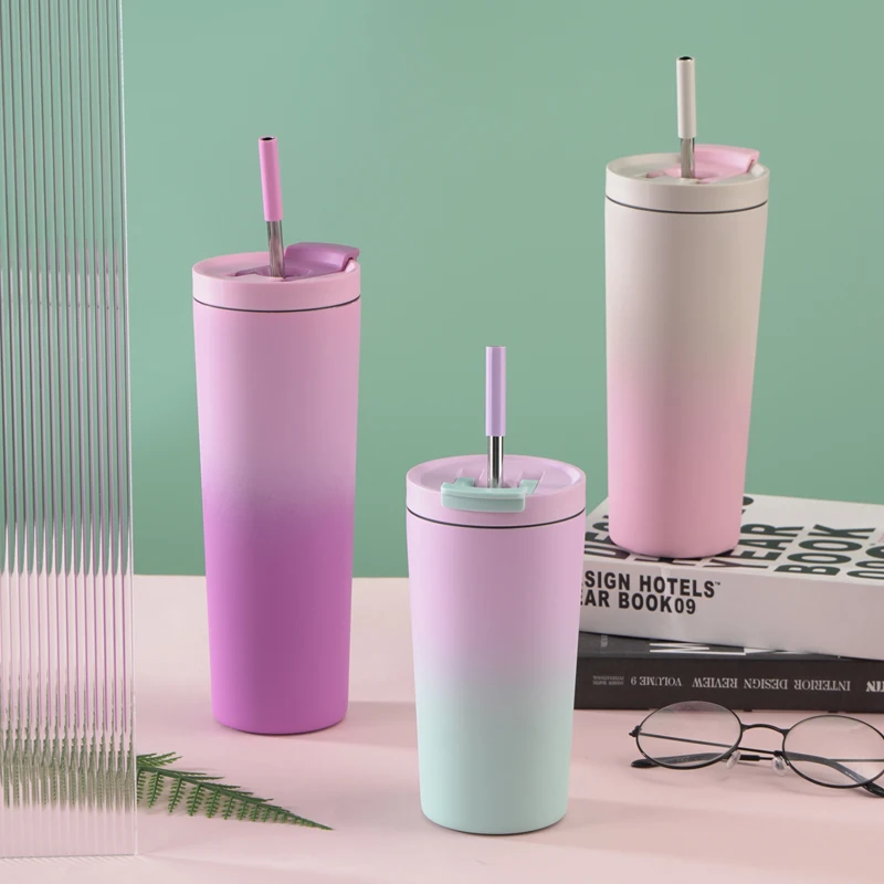 2024 Leisure Style 18/8 Vacuum Insulated Tumbler With Lid and Straw for Water factory
