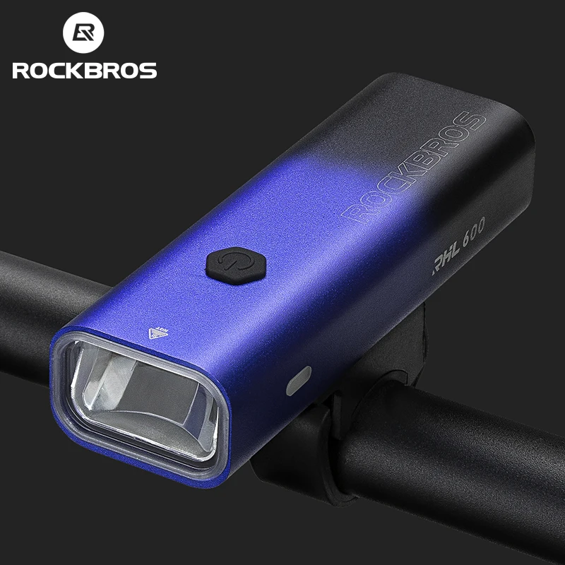 Rockbros Bike Lights Led Rechargeable Headlight Cycling Light 600