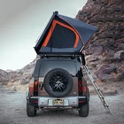 Family WILDSROF Aluminum Family Rooftop Outdoor Waterproof Large Roof Top Tent 4 Person Hard Shell