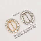 Custom Connector O Ring Coat Belt Custom Belt Rhinestone Buckle Women Bags Clothing