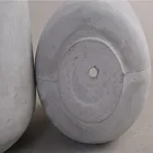 Concrete Flower New Style Concrete Flower Pot Plante Cement Nest Fat Round Bucket For Factory Supplier