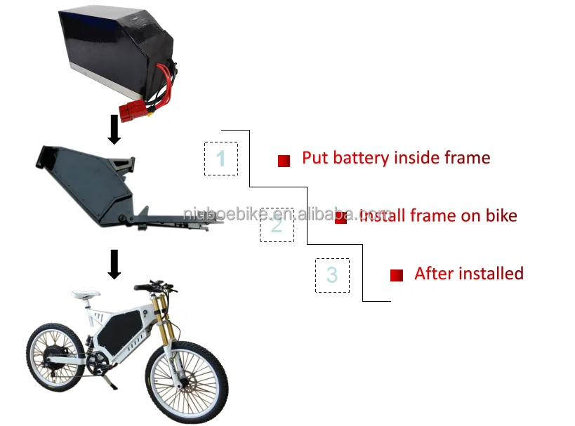 72v48ah big capacity 5000w 8000w electric motorcycle bike li ion battery pack with BMS