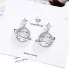 Earrings Earrings XuQian Miniature Zircon Planets Earrings For Women Elegant Jewelry Accessories